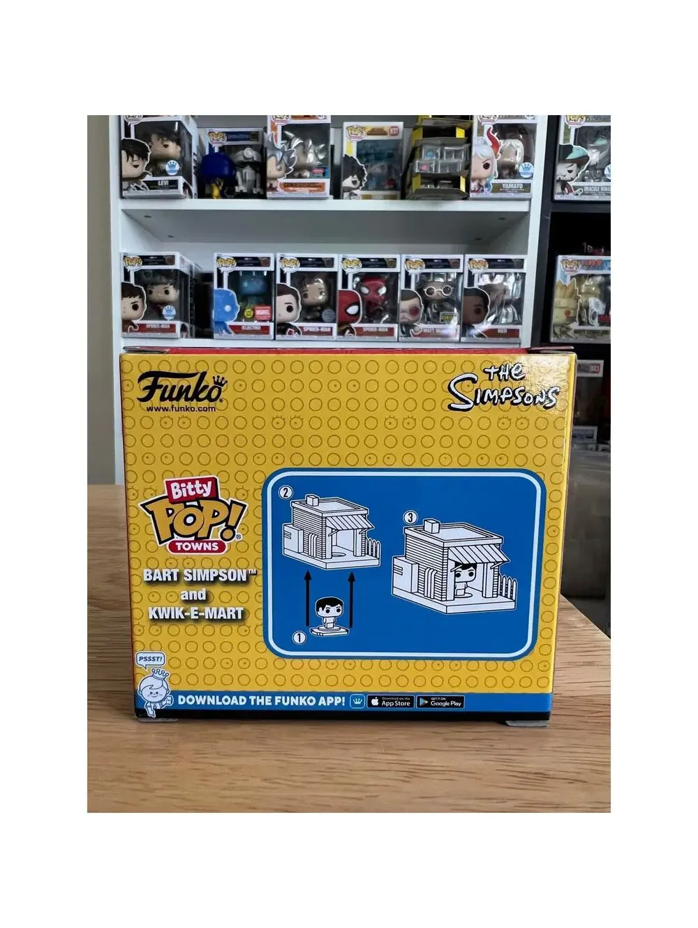 BITTY POP TOWN Kwik E Mart w/ Bart Simpson Funko Pop Simpsons Animation #01 TV